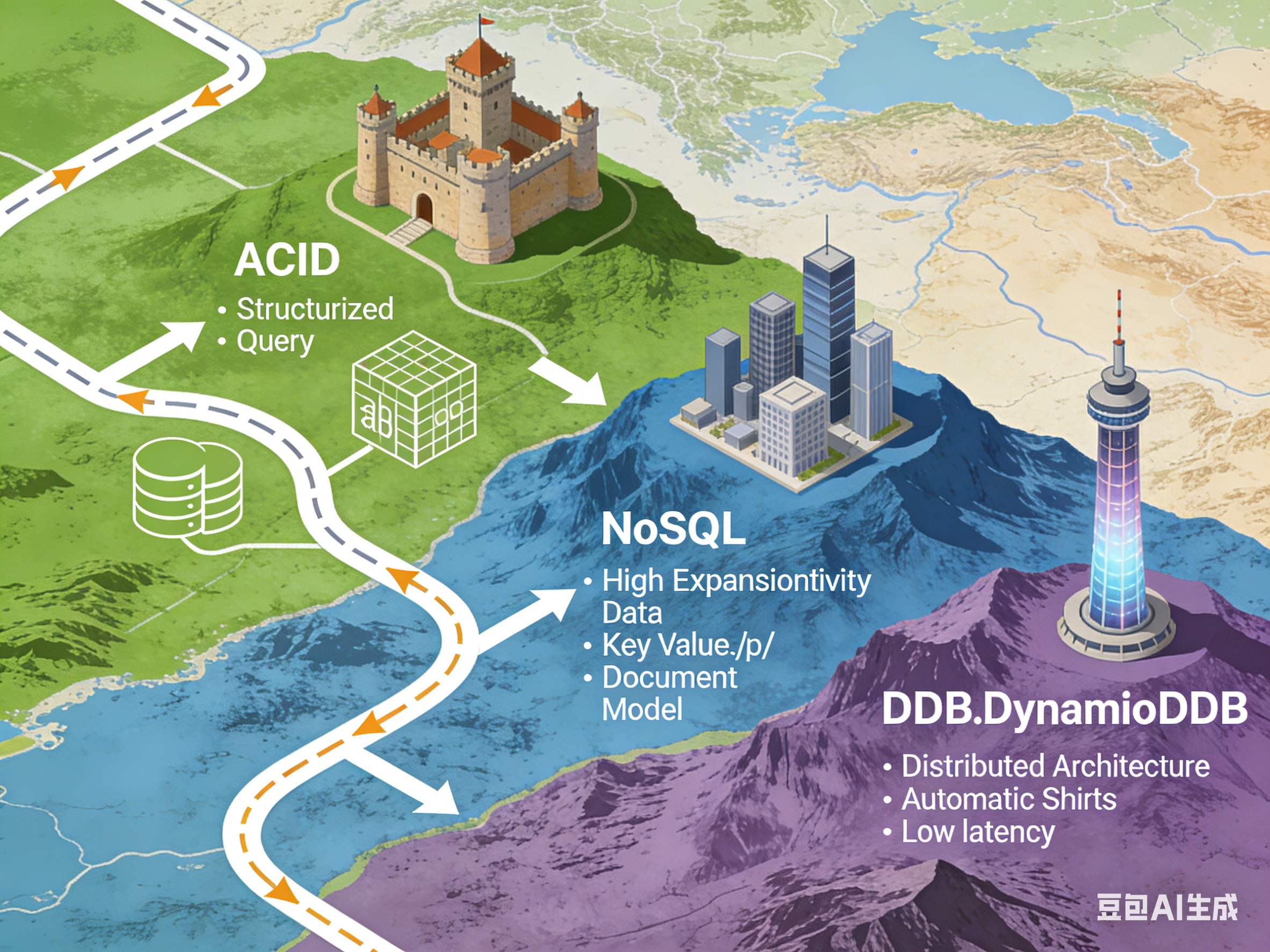 🗄️ 一文看懂当下主流数据库：从关系型、NoSQL 到 DDB / DynamoDB 的全景认知地图