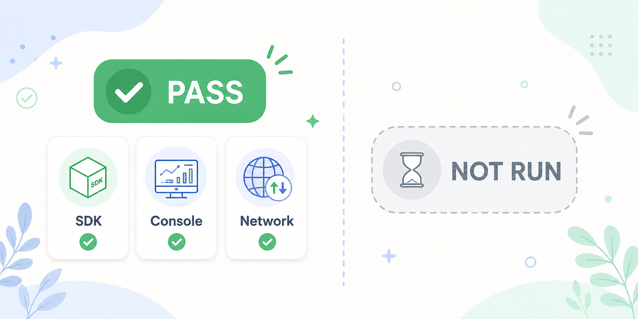 12 条 Pass、8 条 Not Run，为什么最终仍能判断埋点通过？